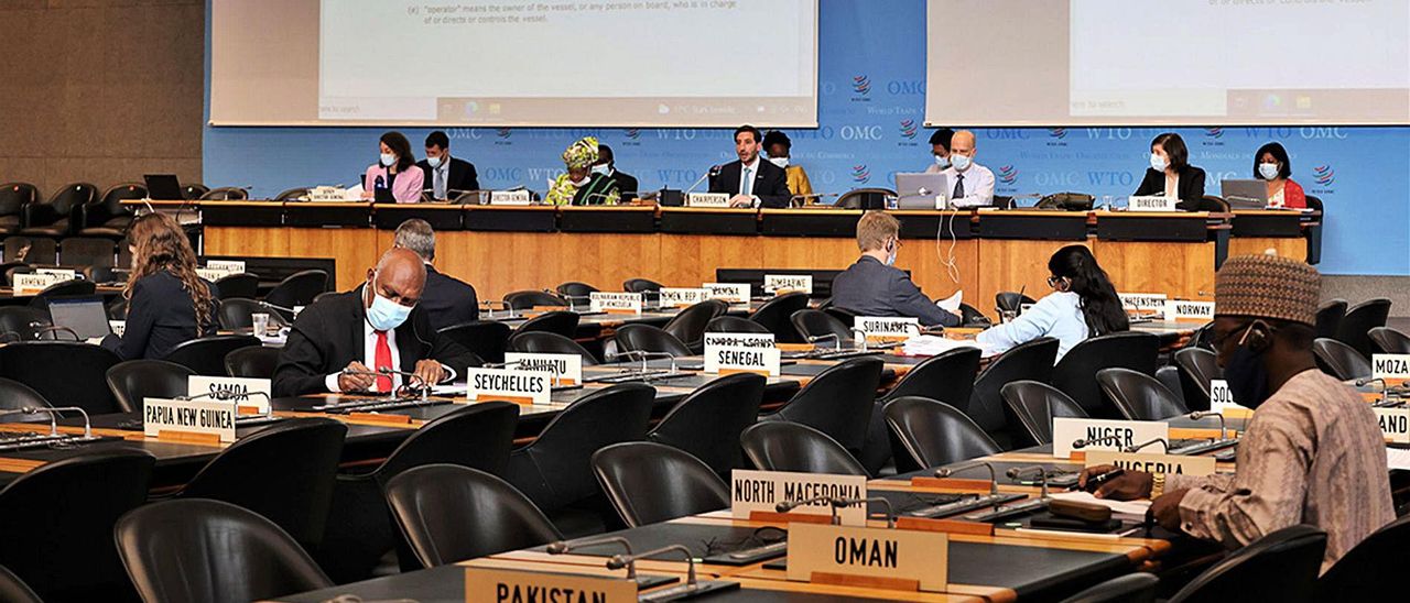 Reunión de la OMC sobre los subsidios a la pesca, el pasado junio. | // WTO