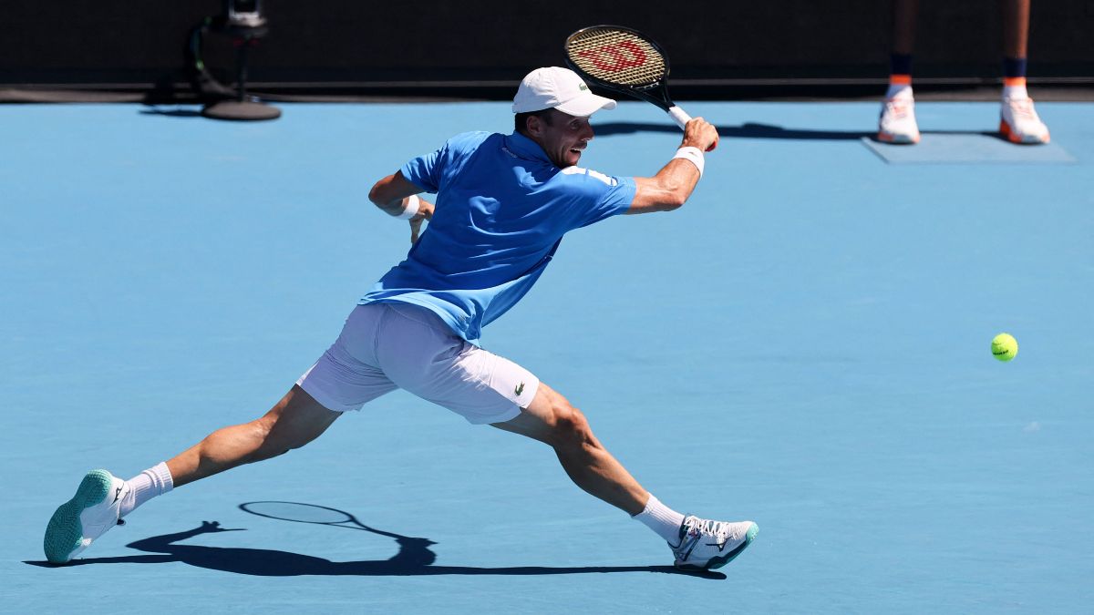 Bautista, durante el partido ante Fritz