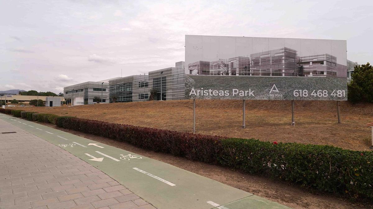 El edificio de Aristeas Park que albergará en unos meses la nueva sede de Anovo, en el PTA de Málaga.
