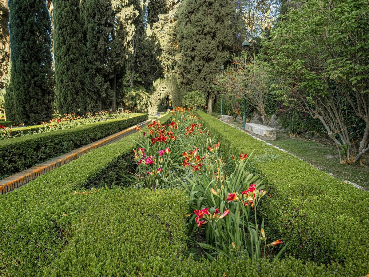 Los Jardines de Puerta Oscura, uno de los mayores tesoros paisajísticos de Málaga