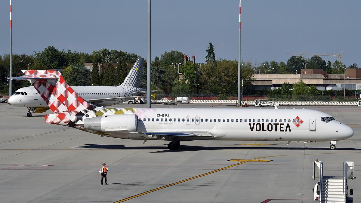 Uno de los aviones de Volotea, en una imagen de archivo.