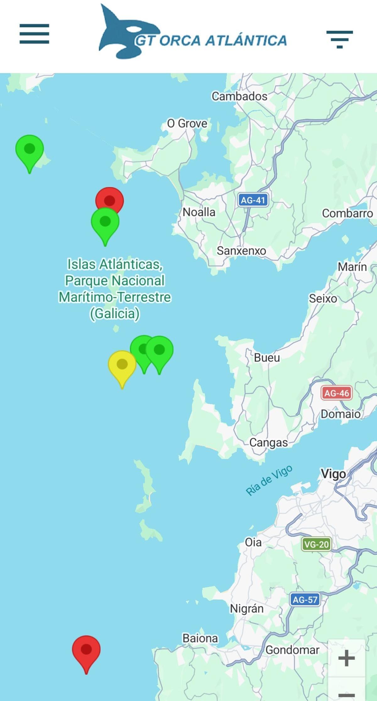 Los últimos avistamientos e interacciones.