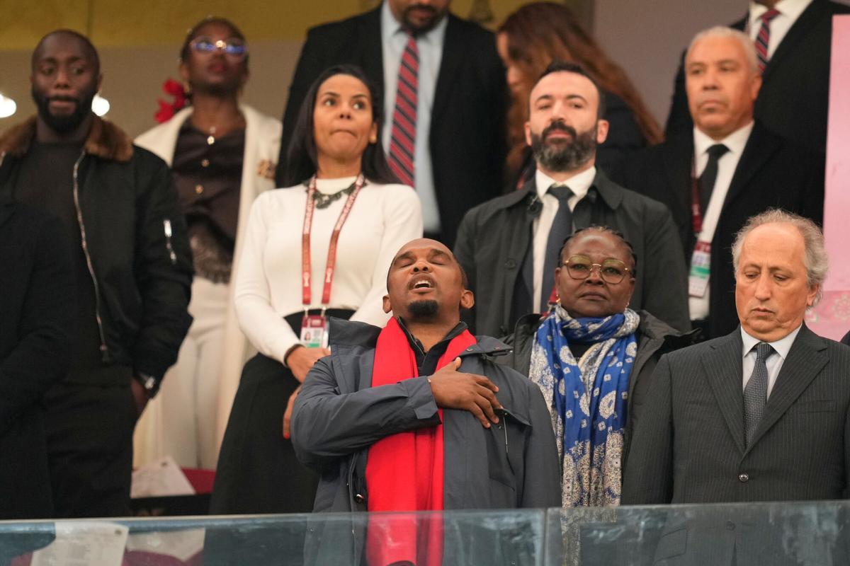 Samuel Eto'o, durante la Copa África