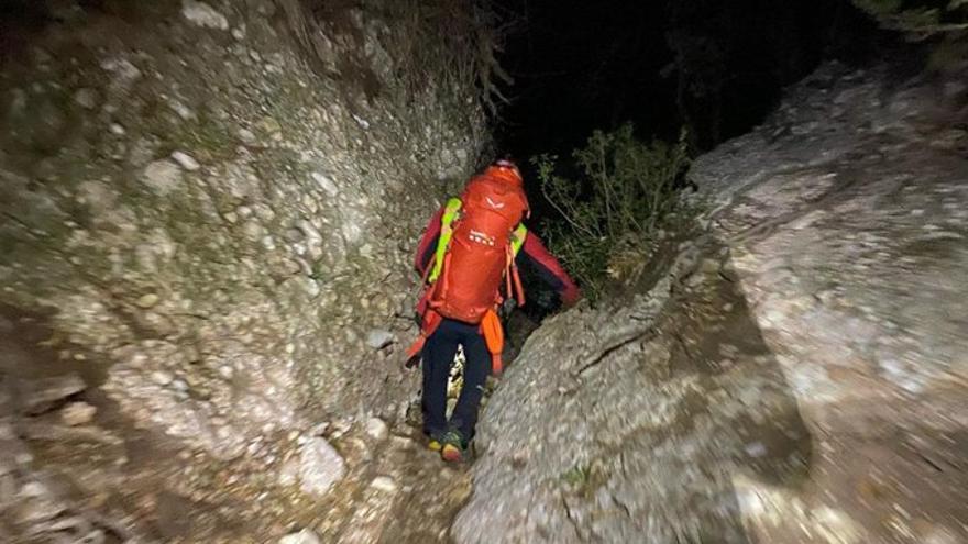 Rescaten un excursionista perdut en una zona de difícil accés de Montserrat