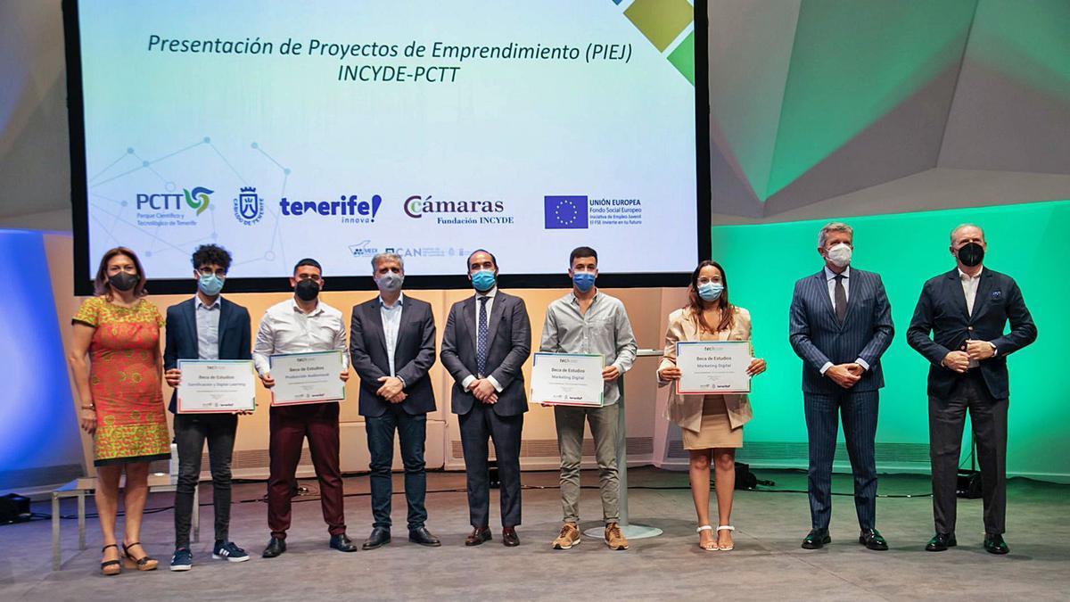 Un momento del acto celebrado la pasada semana en el Auditorio de Tenerife.