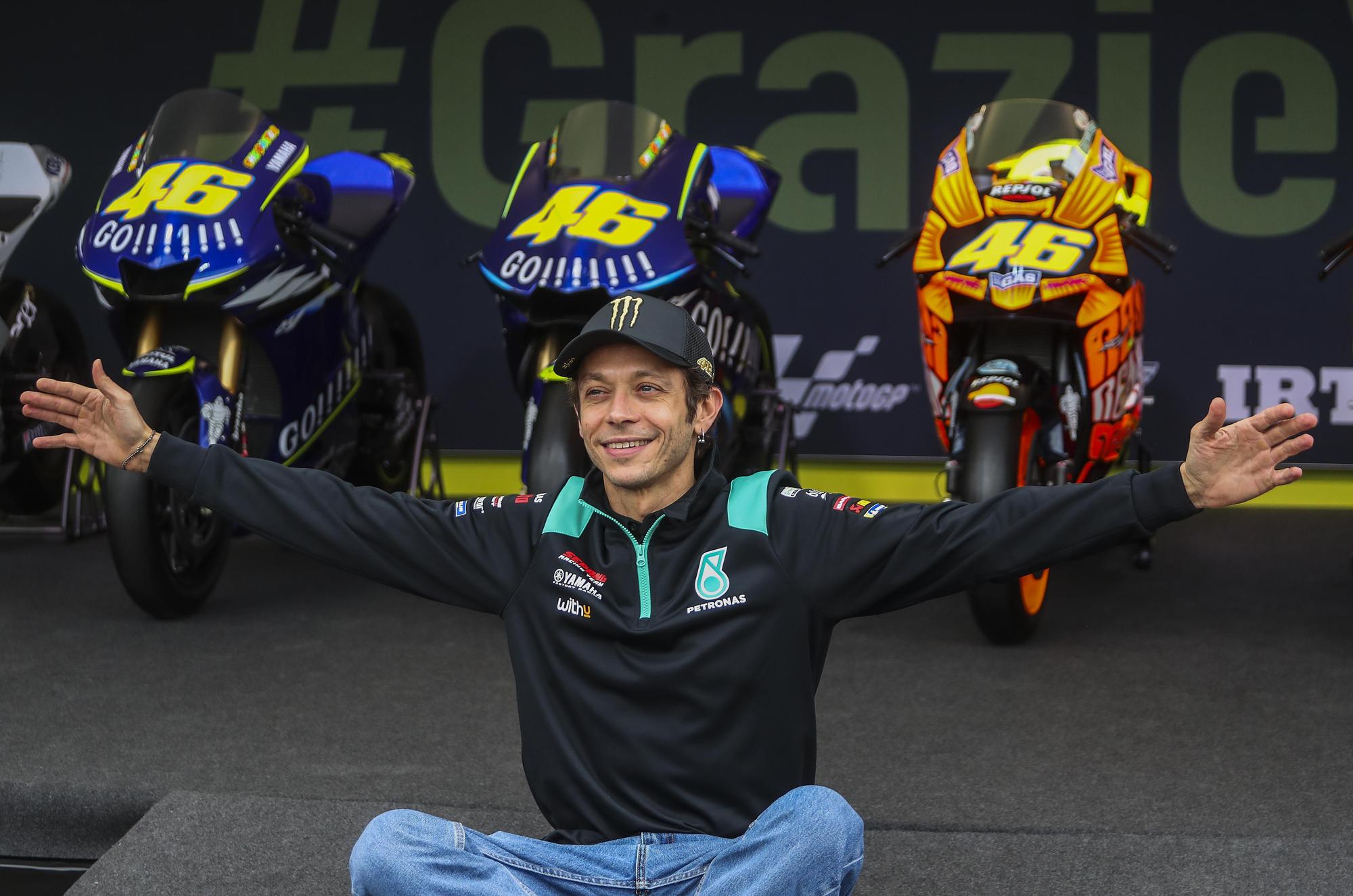 Valentino Rossi se despide en Valencia