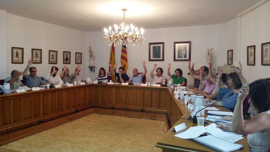 Una imagen de un pleno municipal celebrado esta legislatura en el ayuntamiento de Marratxí.