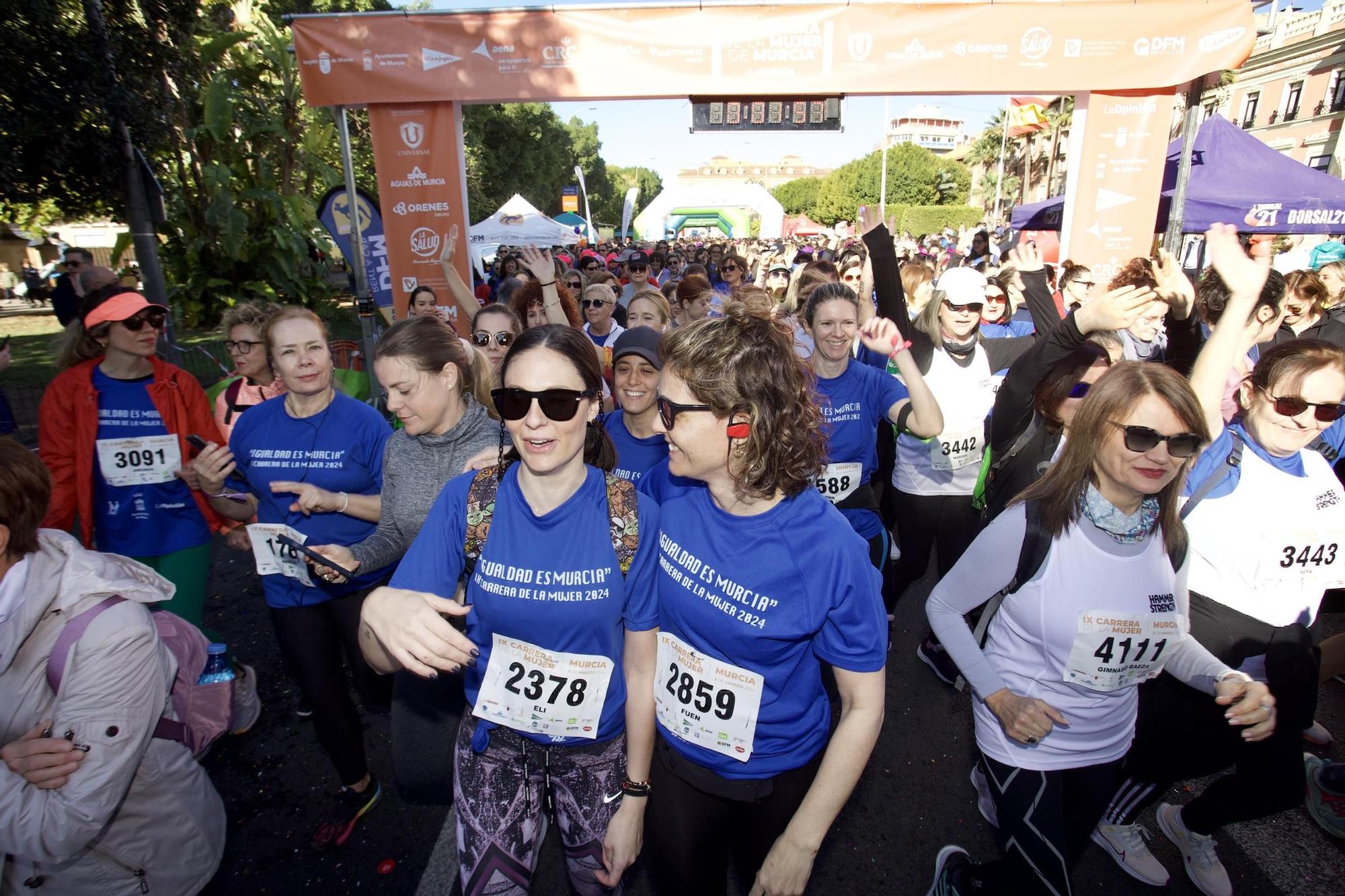 Las imágenes de la salida de la Carrera de la Mujer de Murcia 2024