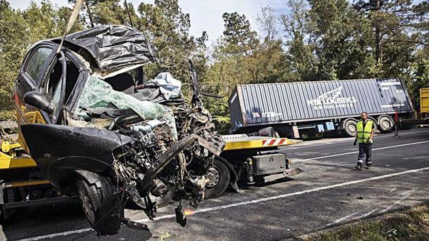 L&#039;últim accident mortal gironí, a la carretera N-II a l&#039;alçada de Maçanet de la Selva.