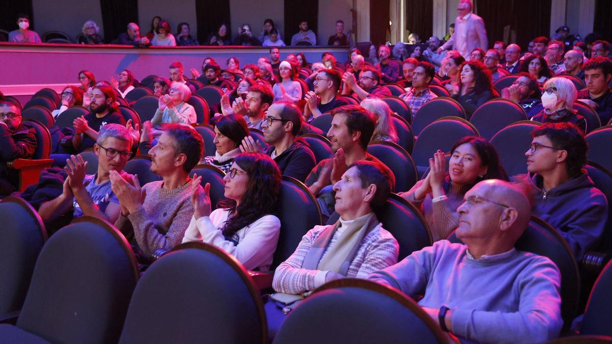 Imaxe do público asistente a unha proxección na edición pasada de Cineuropa