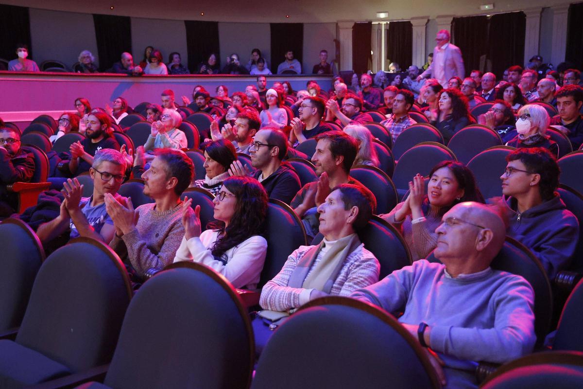 Imaxe do público asistente a unha proxección na edición pasada de Cineuropa