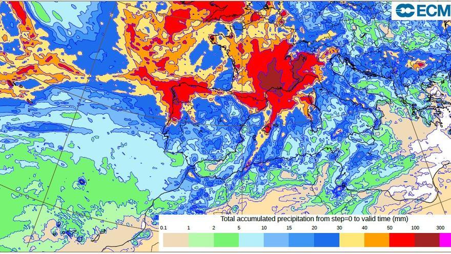 Advertencia de la Aemet sobre la borrasca que llega este fin de semana a Andalucía