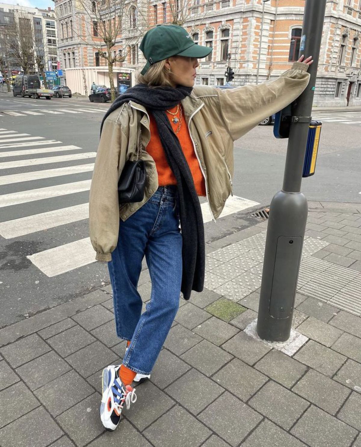 Look con el método sándwich