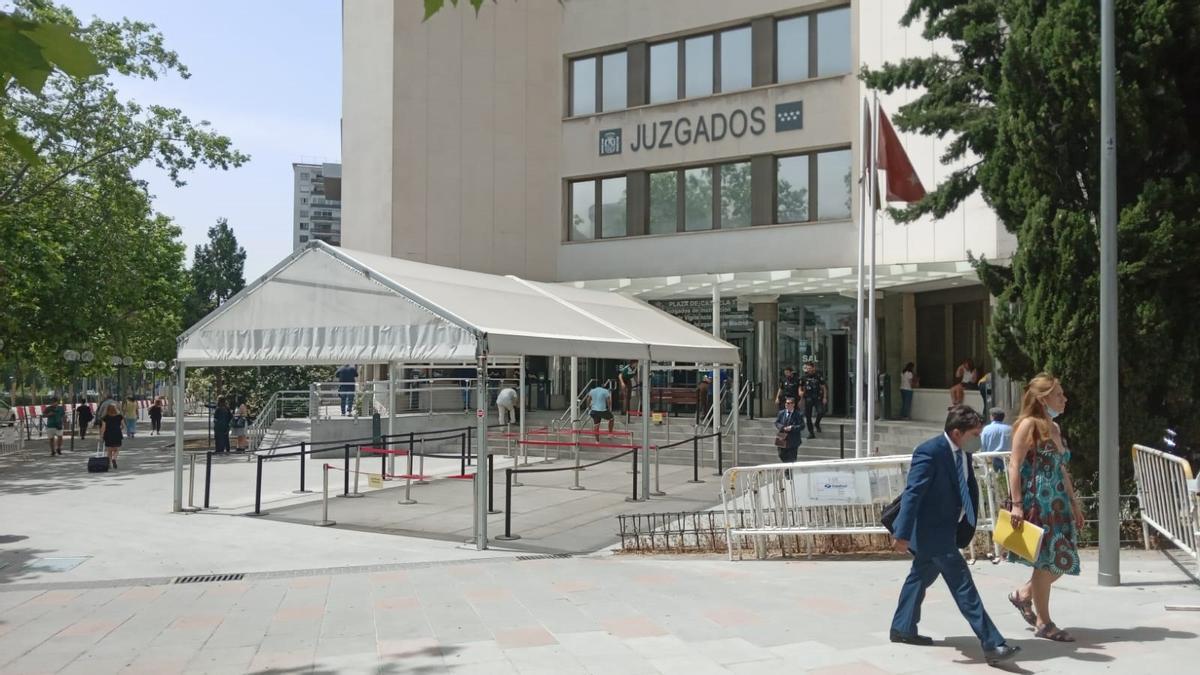 Juzgados de Plaza Castilla en Madrid.