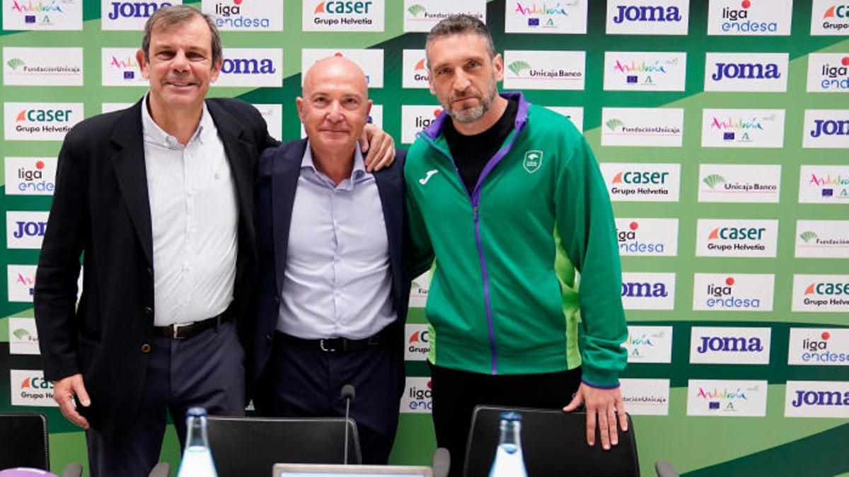 Juanma Rodríguez, López Nieto e Ibon Navarro