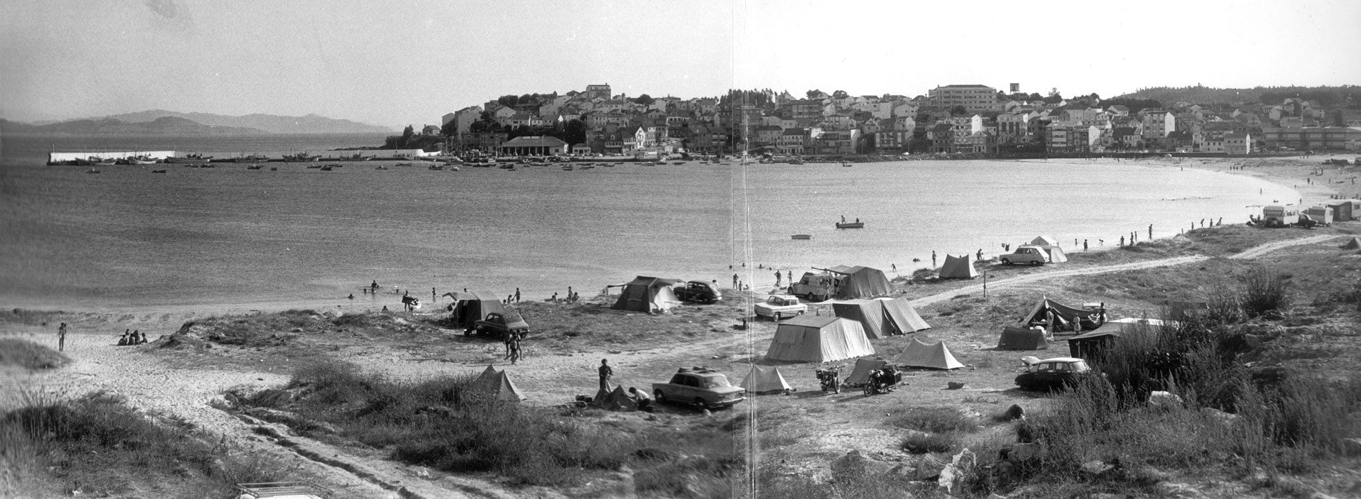 Sanxenxo antes del bum del turismo: playas salvajes y vacías