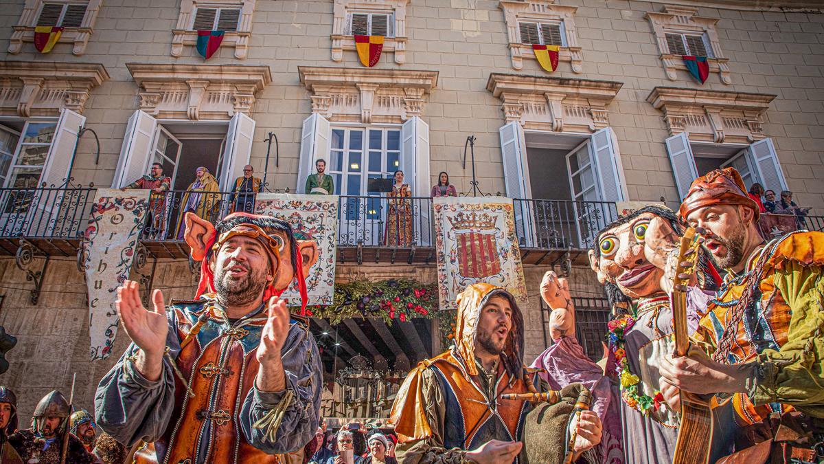 Pregón de la Armengola en el Mercado Medieval de Orihuela 2023