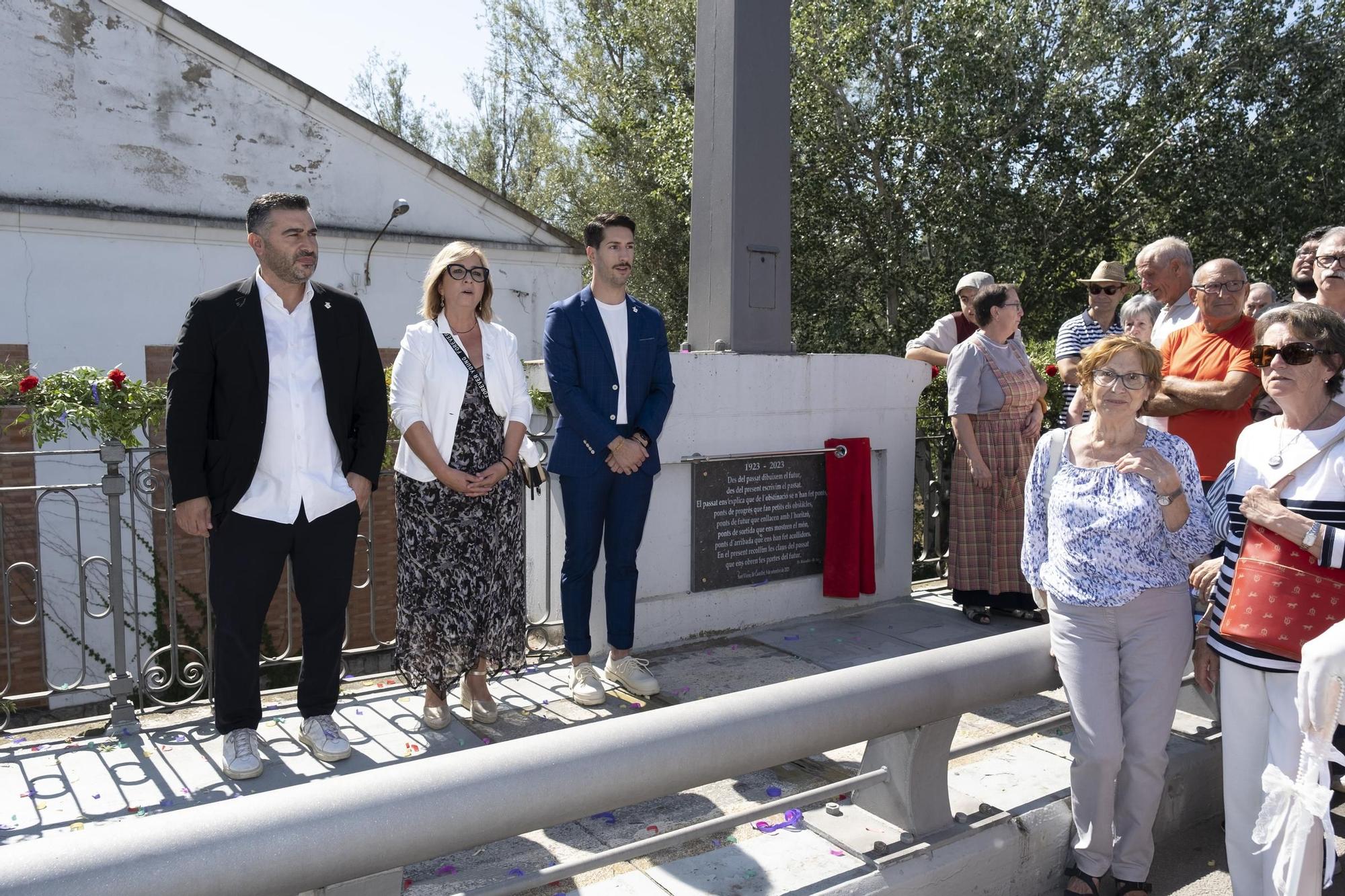 Les millors imatges del centenari del pont de Sant Vicenç de Castellet