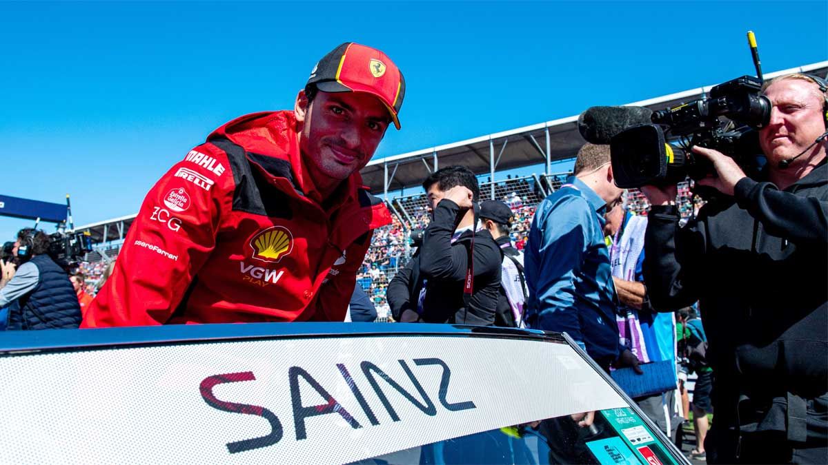 La carrera de Carlos Sainz en Australia tuvo un amargo final para él y Ferrari