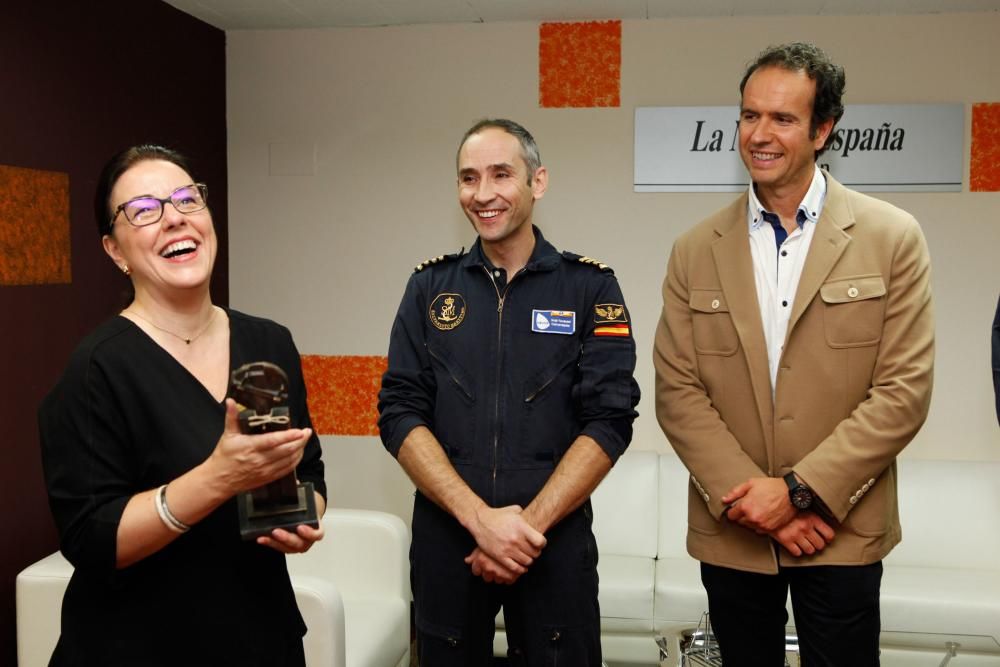Los "héroes del Cantábrico" reciben el "Asturiano del mes"