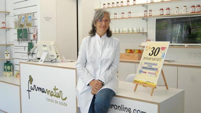 Ana María López, en la tienda que ha regentado durante los últimos 30 años.