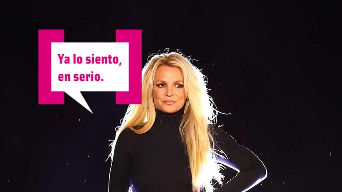 Britney Spear anunciando show en Las Vegas