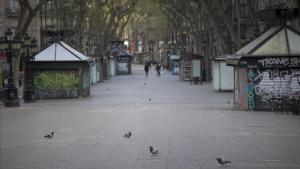 zentauroepp52900038 barcelona  23 03 2020 coronavirus en barcelona la rambla vac200323201633