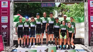 Cristina Barrado y David García, campeones de Extremadura de XC Media Maratón