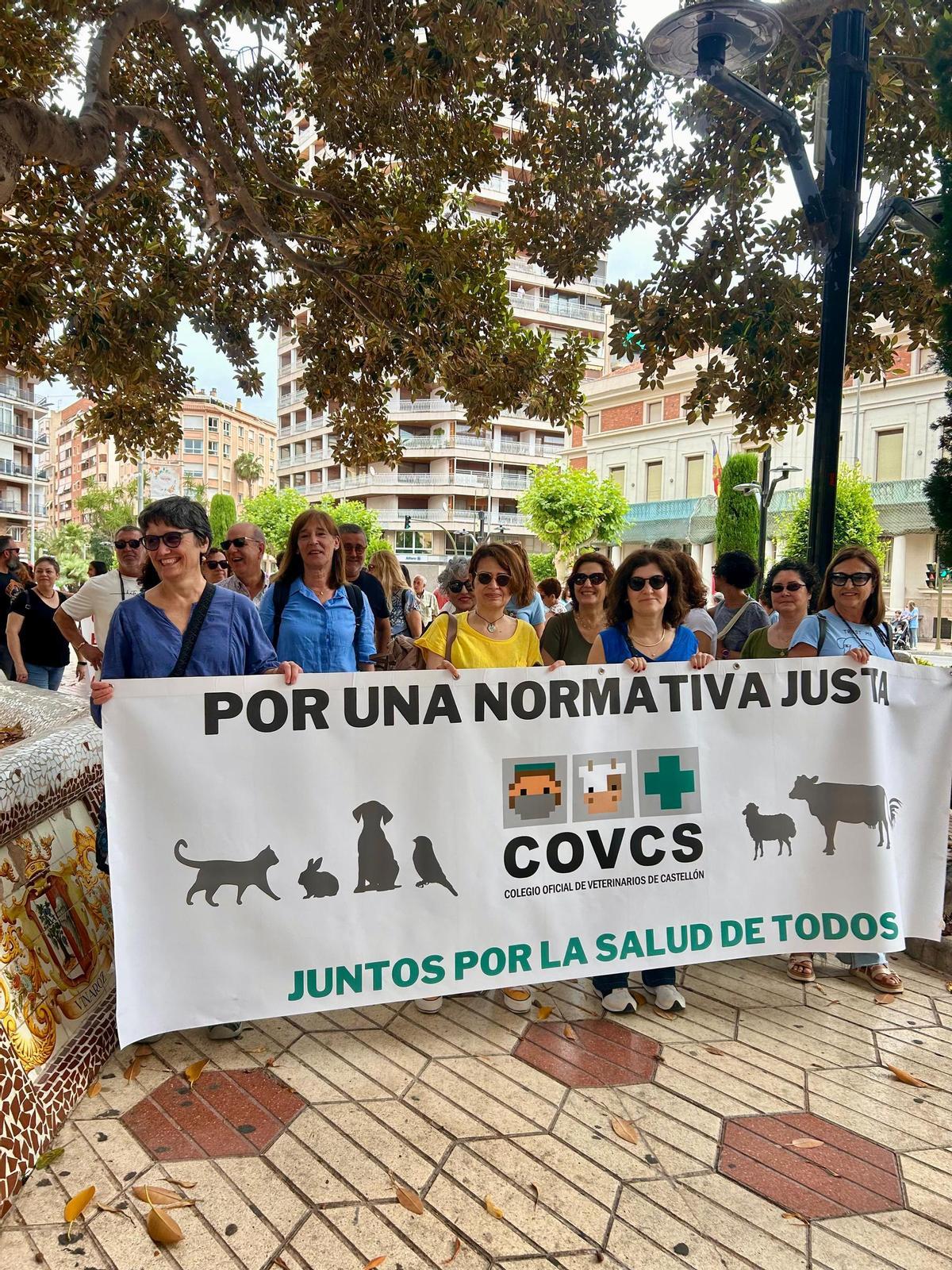 El Colegio Oficial de Veterinarios promueve las movilizaciones en Castellón.