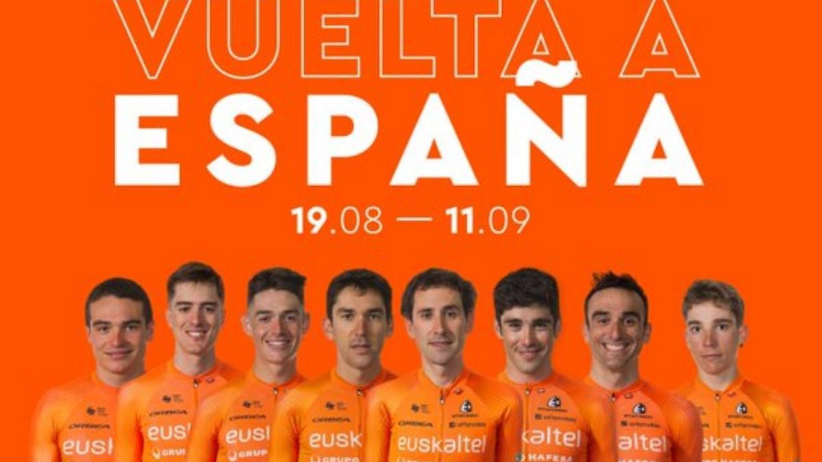 El equipo Euskatel para la Vuelta