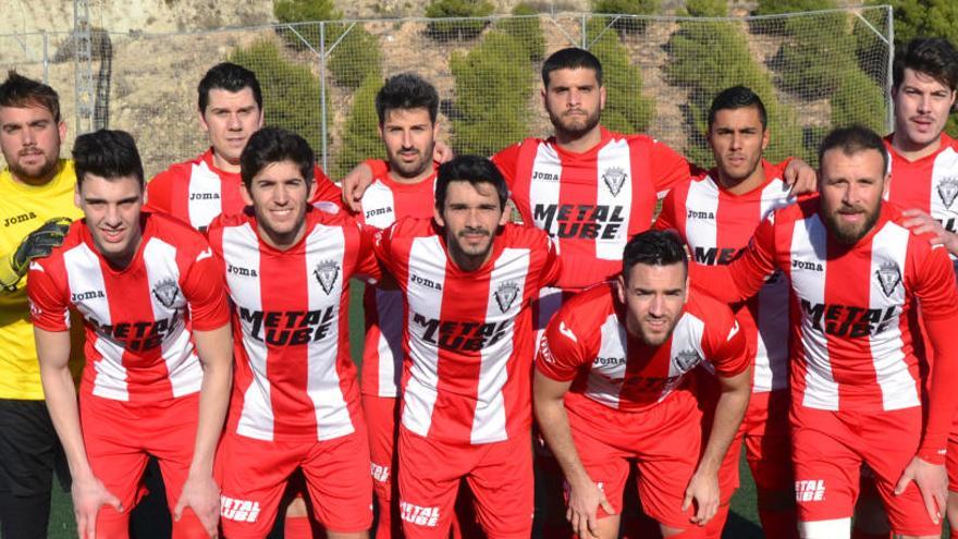 El Petrelense, antes de un partido.