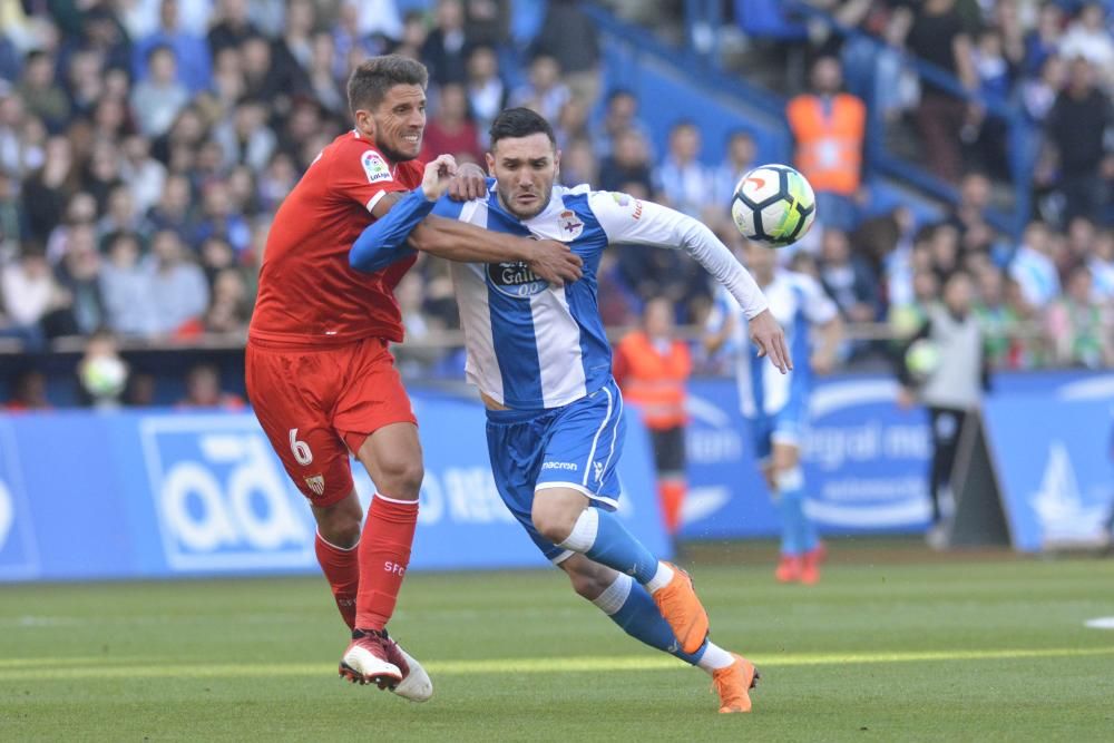 El Dépor no pasa del empate ante el Sevilla