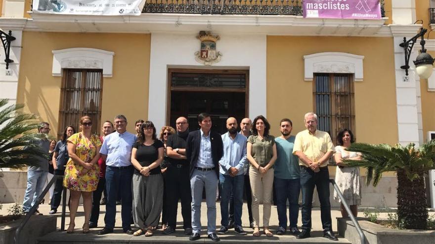 Silencio en Burjassot contra la violencia machista