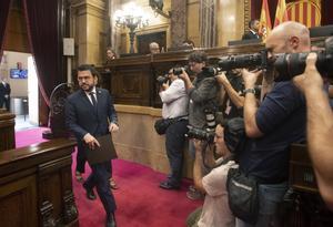 Aragonès rebutja restituir Puigneró i demana a Junts una proposta «seriosa»
