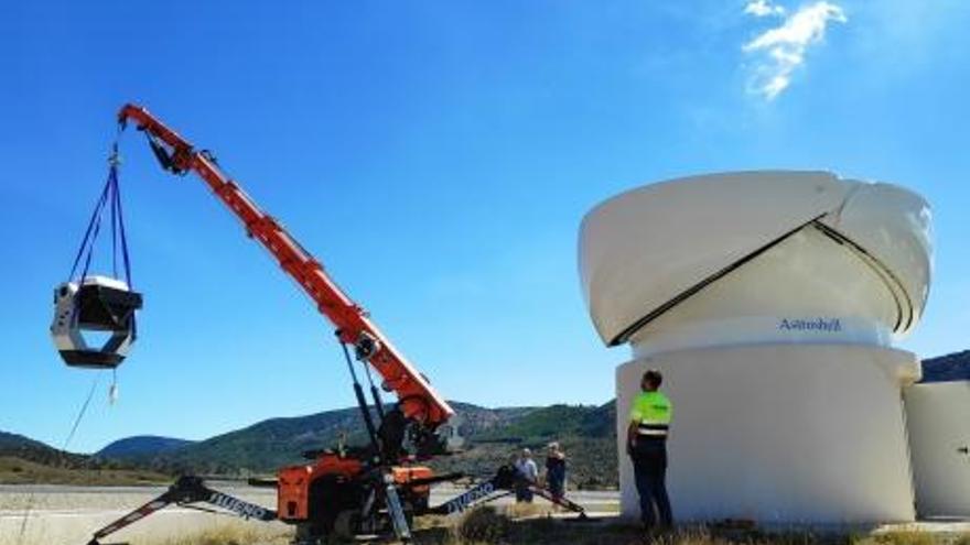 El centro astronómico Galáctica estrena sus primeros telescopios