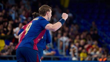 Carlsbogard, durante un partido