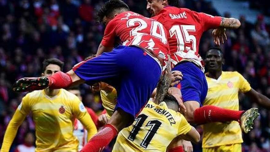 Imagen de un Villarreal-Atlético reciente. // Efe