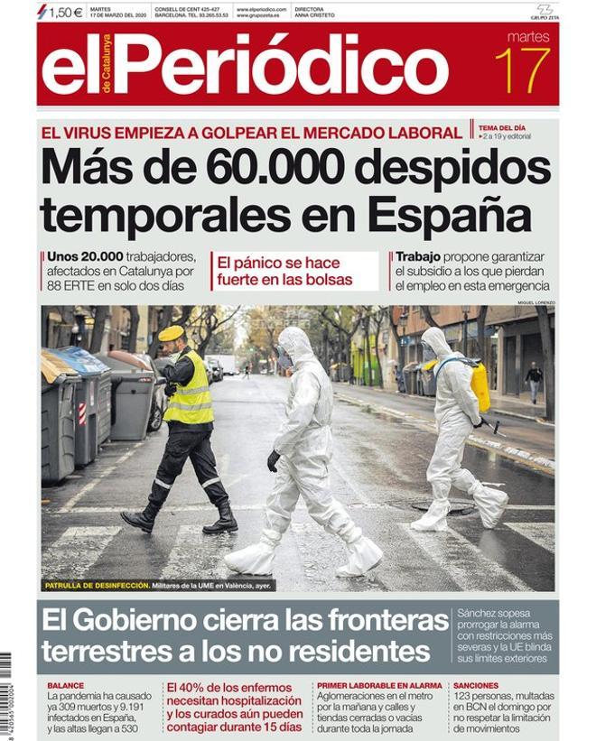 Portadas delos periodicos de hoy