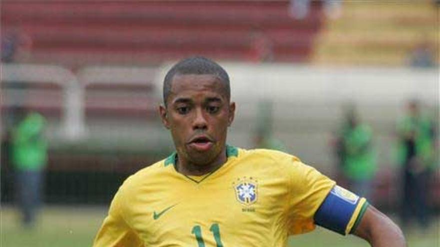 Robinho se muestra molesto con el Real Madrid