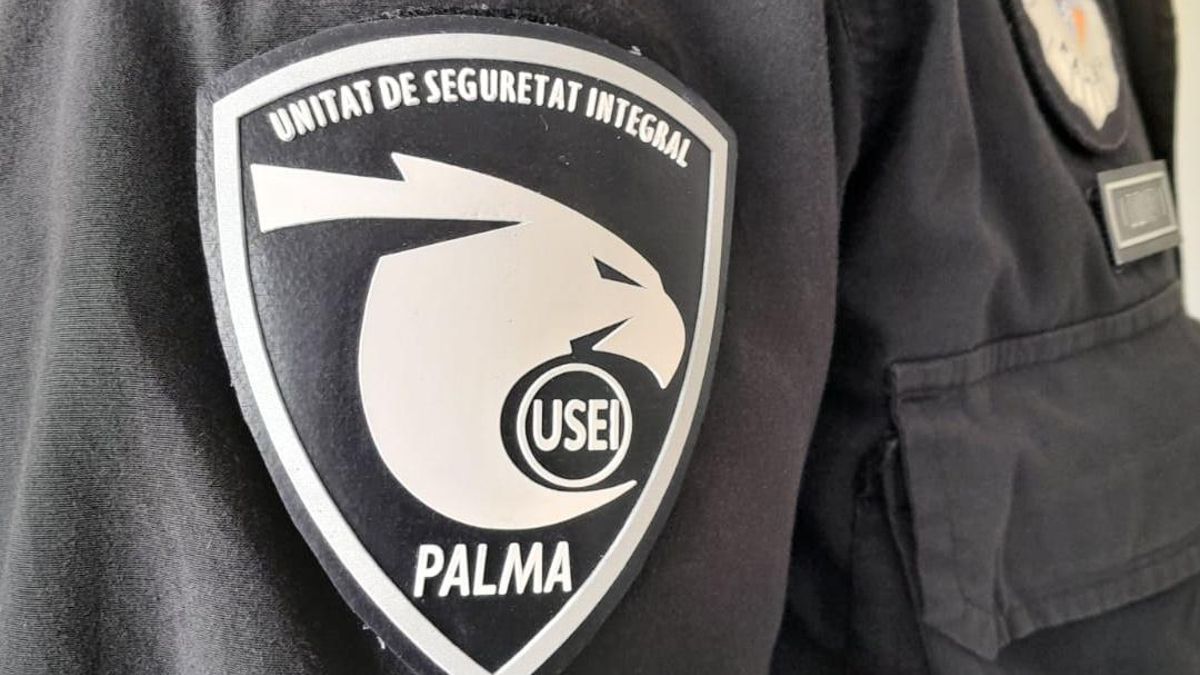 Un agente de la Unitat de Seguretat Integral de Policía Local de Palma