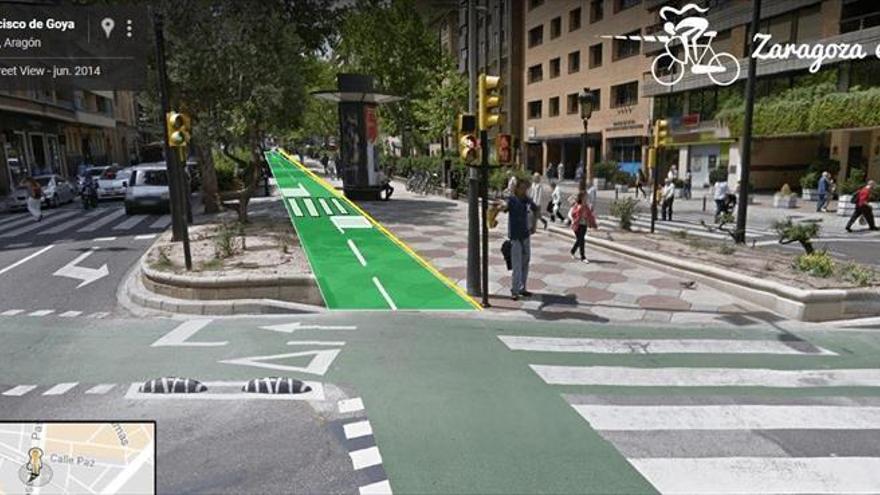 El Pleno rechaza el carril bici de Sagasta pero ZeC seguirá con el proyecto