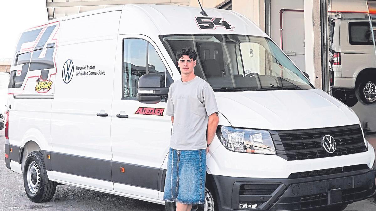 Huertas Motor Volkswagen Vehículos Comerciales ha anunciado su patrocinio como Socio de Movilidad Oficial del piloto de MotoGP Fermín Aldeguer