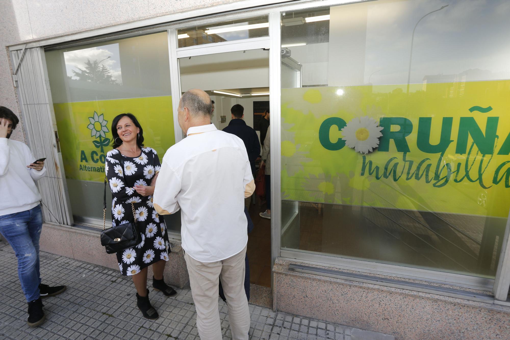Alternativa dos Veciños inaugura su local en A Coruña