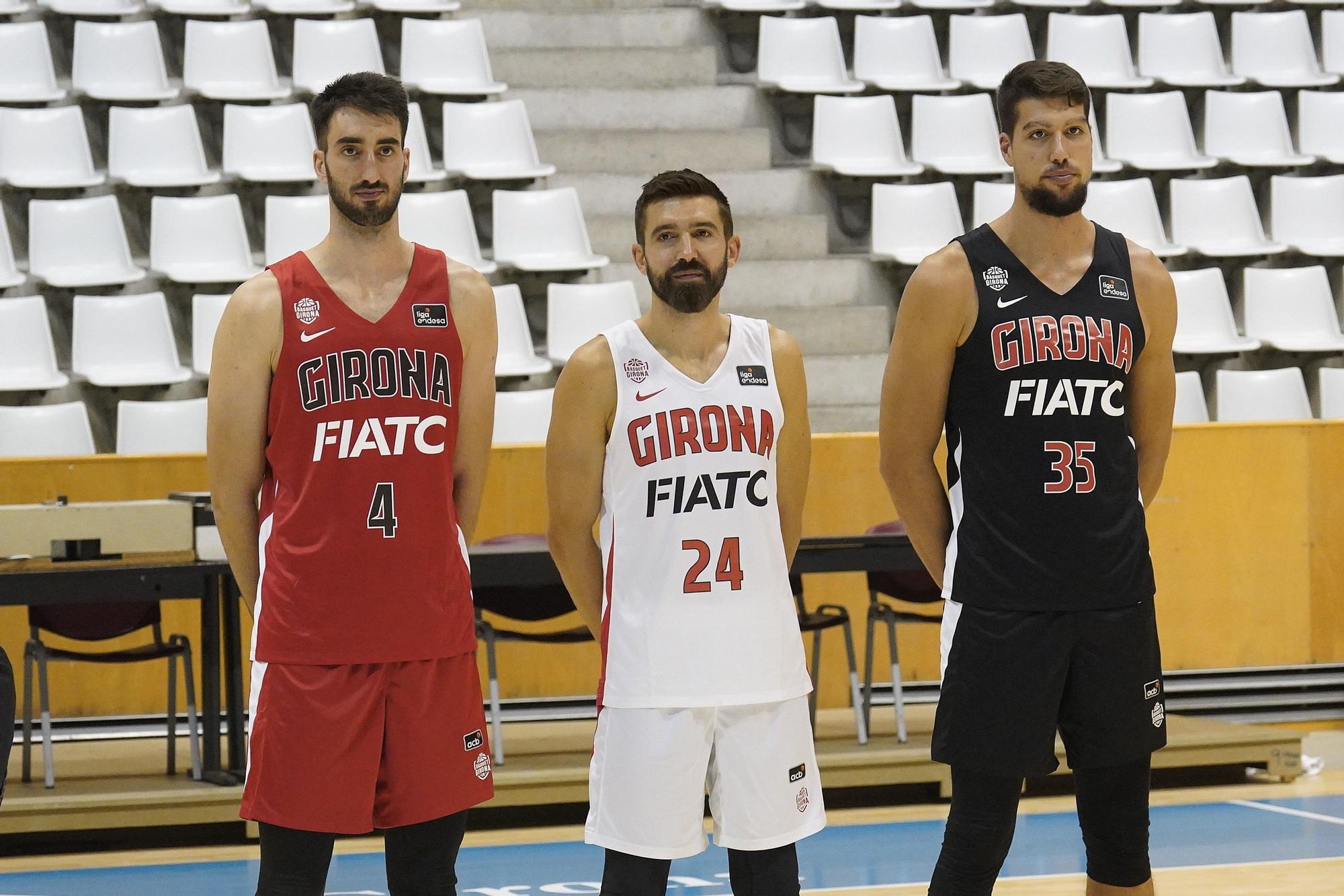 El Bàsquet Girona presenta les equipacions per a l'estrena a l'ACB