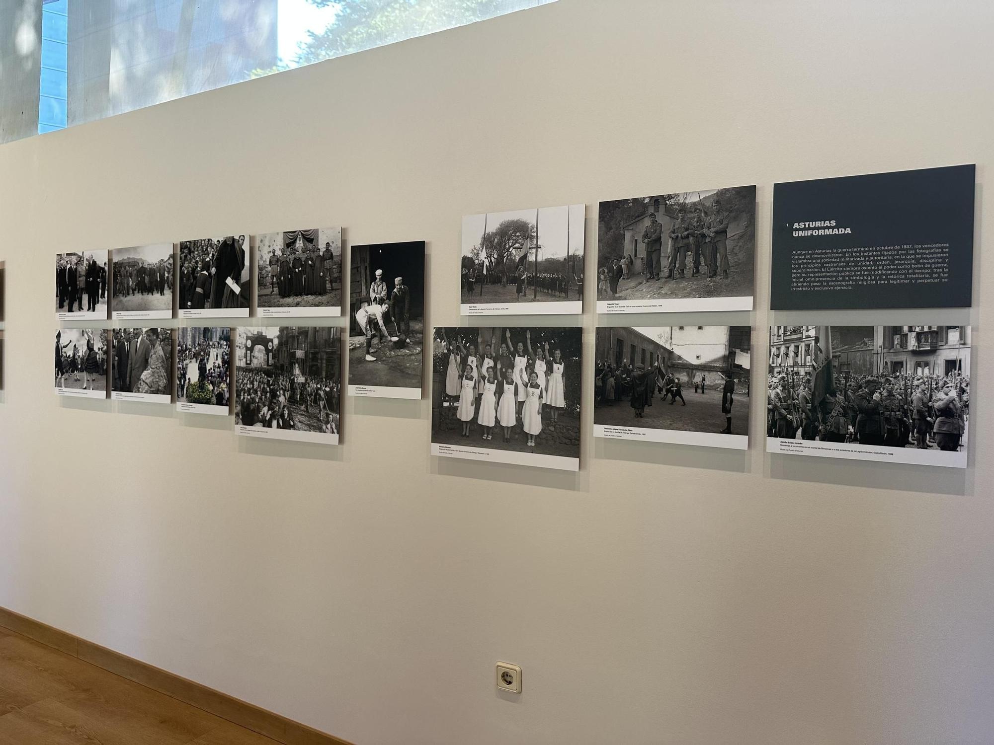 Así fue la inauguración de “Lo que queda de entonces”, una memoria fotográfica a la Asturias franquista