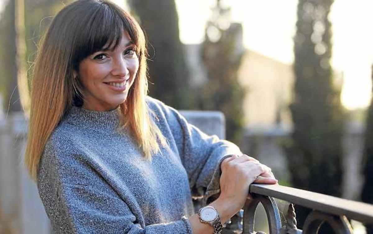 Sahra Lee posa para este rotativo, ayer, en Paseo Mallorca.