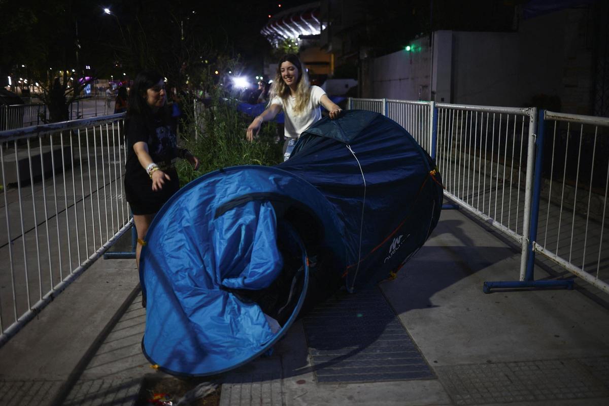 Fans de Taylor Swift en su concierto en Buenos Aires