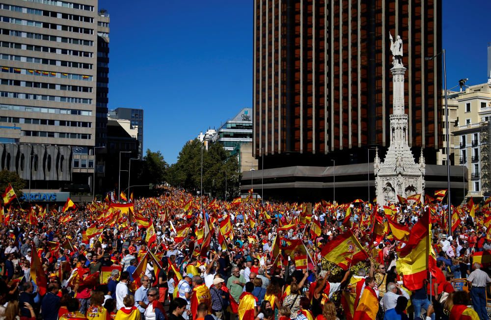 Concentración en Madrid por la unidad de España