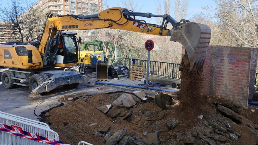 Las obras en el Huerva obligan a modificar el tráfico de estas calles de Zaragoza