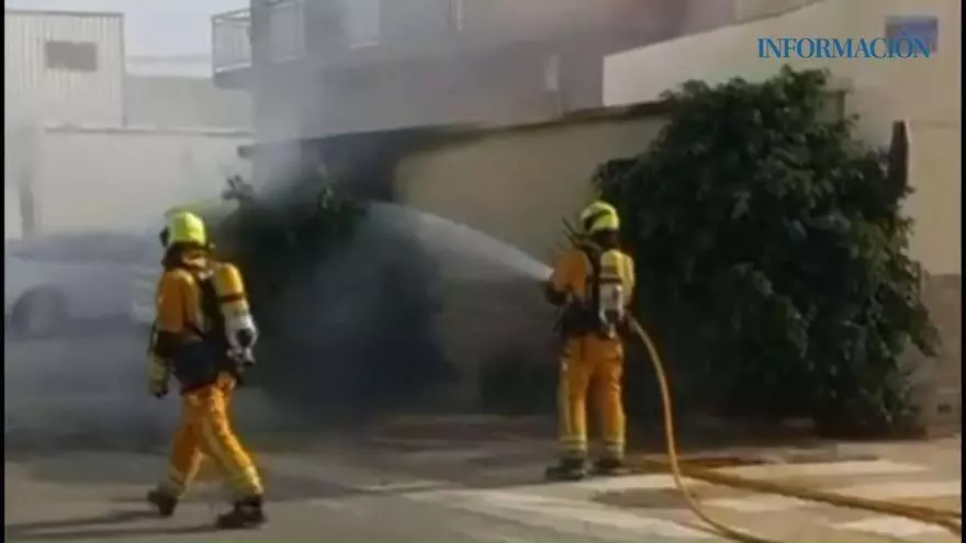 Un incendio en un trastero de una vivienda de Orihuela